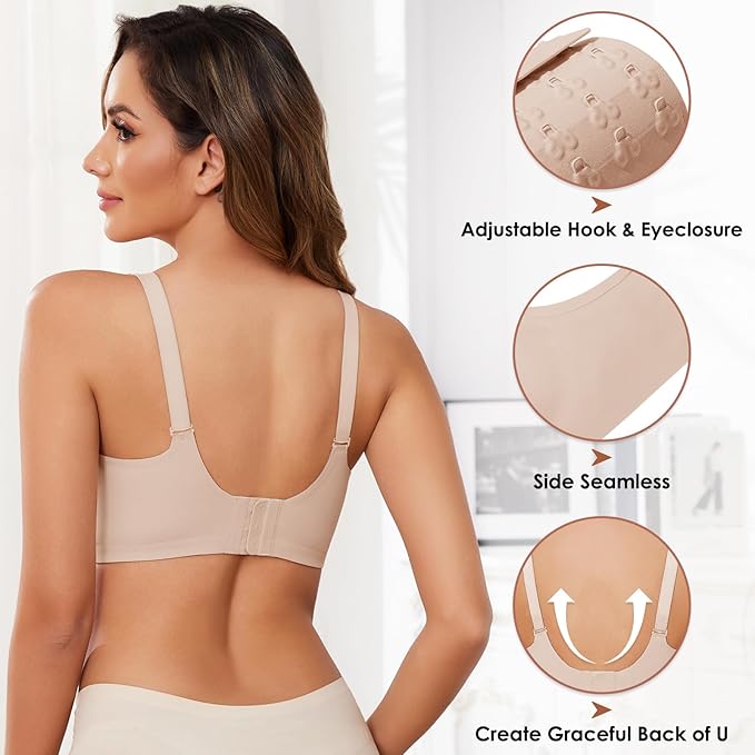 Viral Jelly Bra V-Neck Wireless Comfort & Lift
