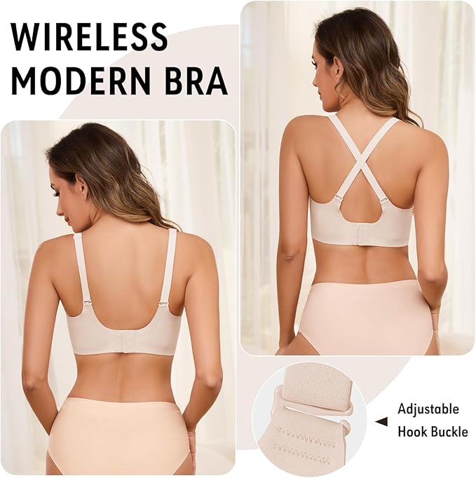 Viral Jelly Bra V-Neck Wireless Comfort & Lift