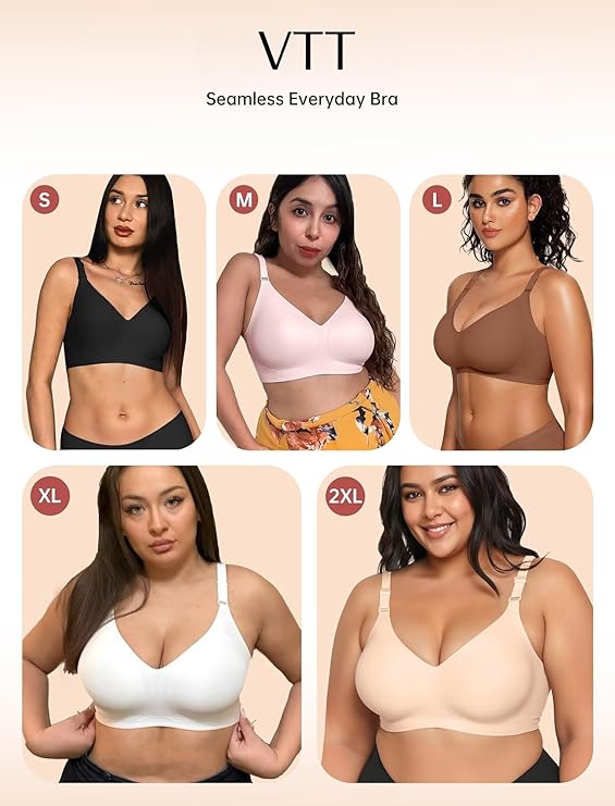 Viral Jelly Bra V-Neck Wireless Comfort & Lift