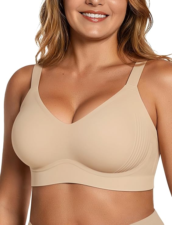Viral Jelly Bra V-Neck Wireless Comfort & Lift