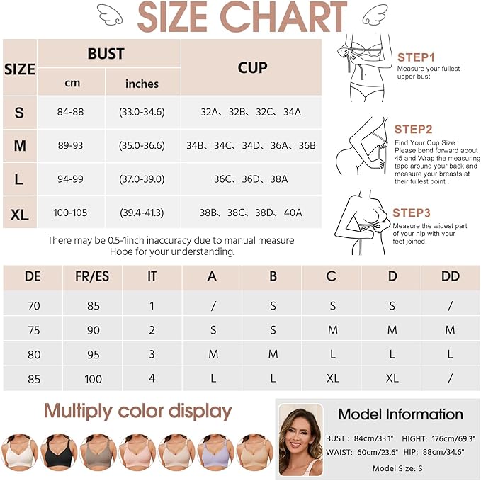 Viral Jelly Bra V-Neck Wireless Comfort & Lift