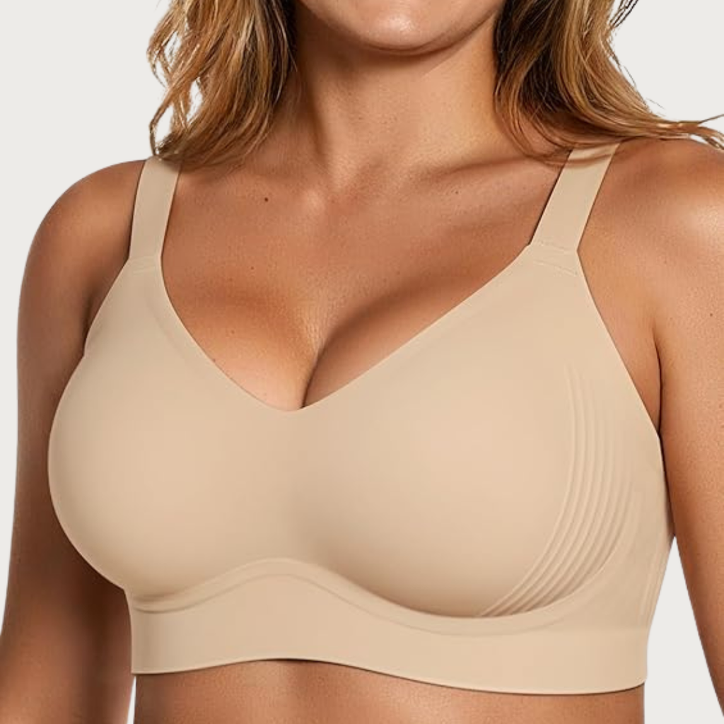 Jelly Bra V-Neck | Soft Push-Up & Wireless Comfort