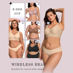Jelly Bra V-Neck | Soft Push-Up & Wireless Comfort