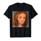 Funny Disgusting Doll Face Meme T-shirt for Men Women T Shirts Short Sleeve Tops  Casual Shirts for Women