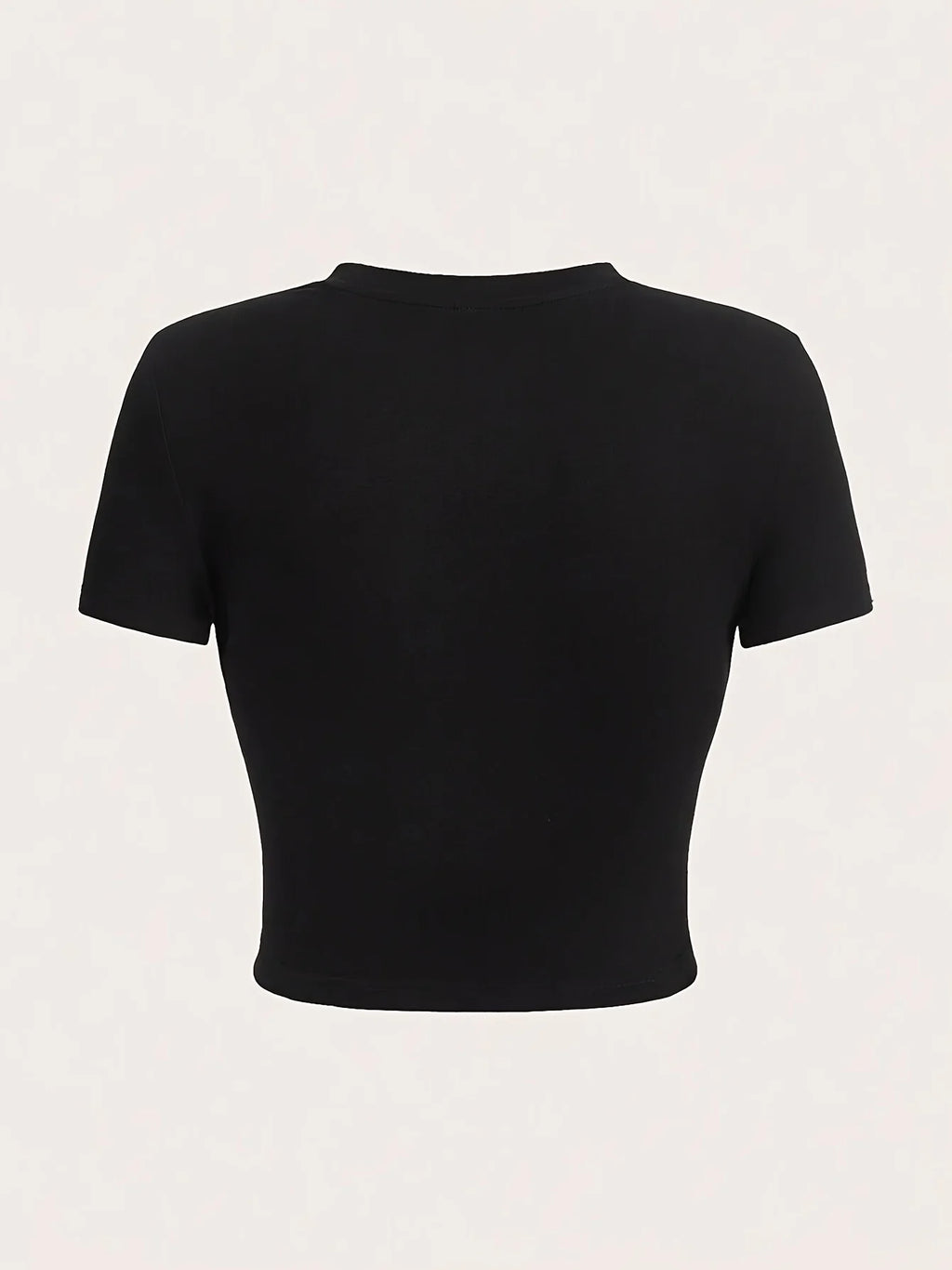 Y2k Cropped Good Girl Letter Print Crop Top T-Shirt Casual Crew Neck Short Sleeve Top for Summer New Women's Vintage Clothing