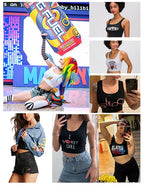 Spank Me It's The Only Way I Learn Design Sexy Crop Top Sugar Baby BDSM Kinky Submissive Dominant Tank Tops Hotwife Camisole