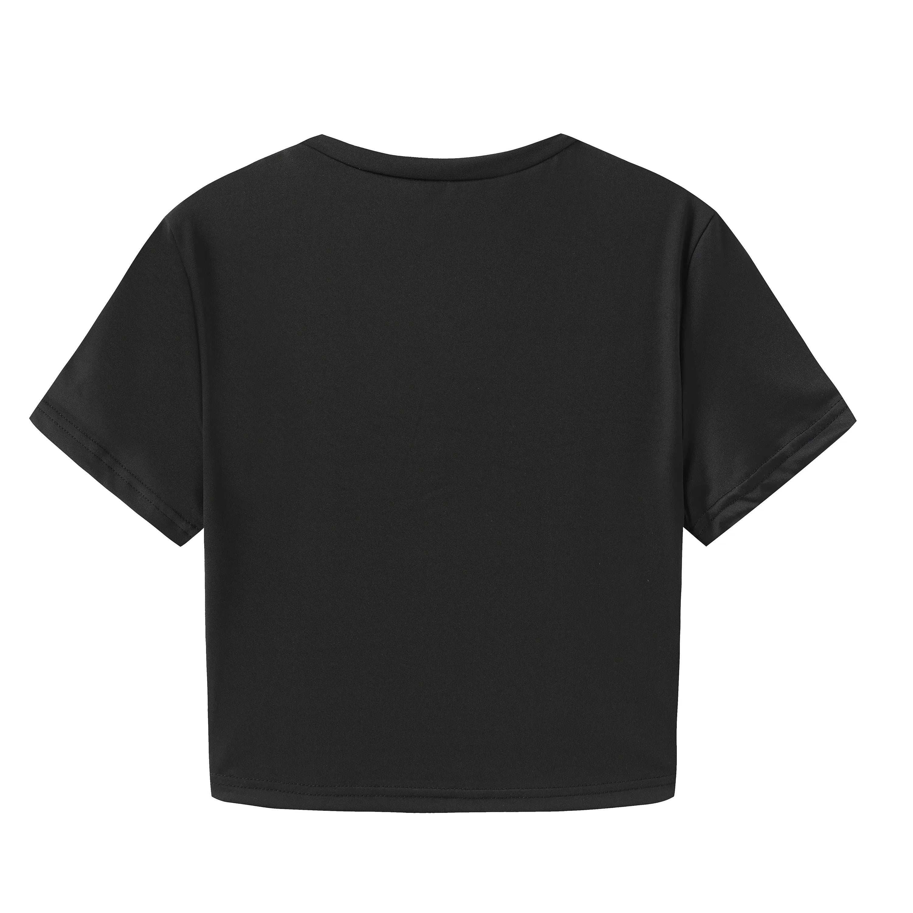 World's Best Ex Girlfriend Letter Print Cute Crew Neck Short Sleeve Crop Top Graphic T Shirts  Y2k Top  Women Clothing