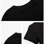 Big Tits Big Heart Print Pattern New Summer Short Sleeve O Neck Cropped Navel Women Crop Tops Fashion T-Shirt