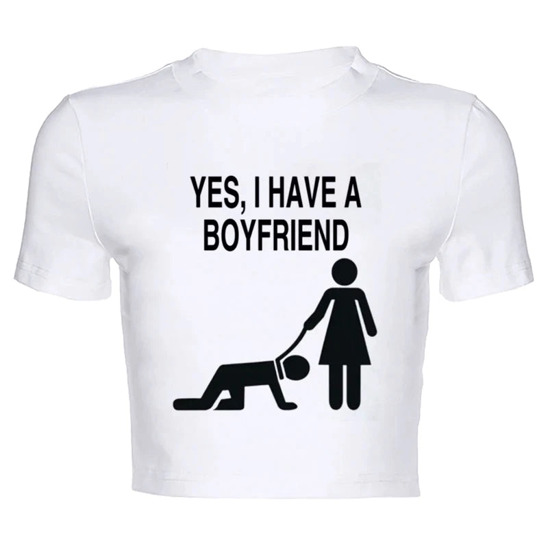 Y2k Top Gothic Punk White Crop Women's Street Apparel Letter Print Cute Grunge T-shirt Vintage Emo Girls' Sexy Baby T-shirt Punk