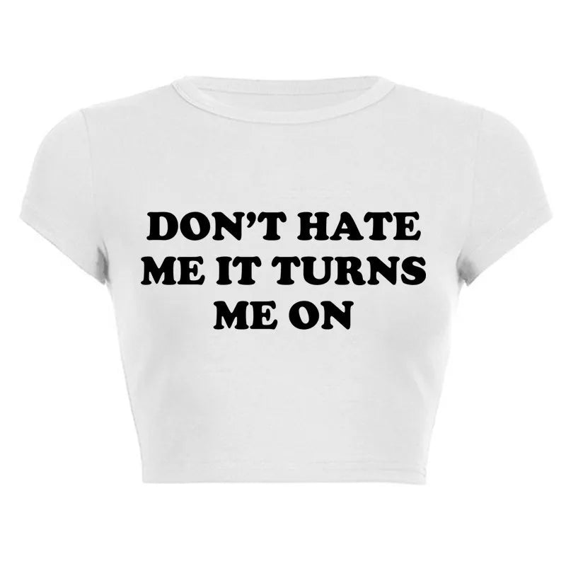 Y2k Crop Top T Shirt Future Milf Star Fashion Women Harajuku Streetwear Slim Short Sleeve Summer Sexy Party Femme Womens Clothes
