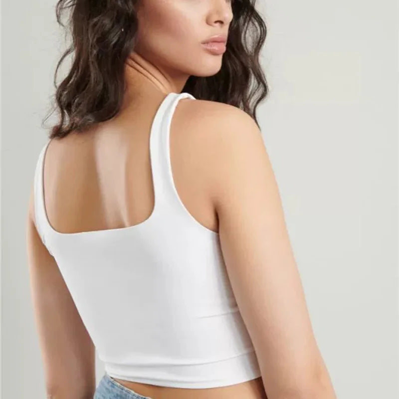 FREE USE WEEKEND Sexy Clothing for Women Cute Tanks Fashion Girl Lovely Slim Top Camis Sleeveless Double Layer Good Quality Tops