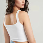 FREE USE WEEKEND Sexy Clothing for Women Cute Tanks Fashion Girl Lovely Slim Top Camis Sleeveless Double Layer Good Quality Tops
