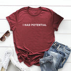 Dr Grace's I Had Potential Shirt Project Hail Mary Tshirt Jazz Hands Tee Unisex Short Sleeve Graphic Tees Tv Show Inspired Tops