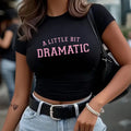 Hot Letter Print Short Sleeve Crop Tops for Woman Graphic Y2k Tshirt Women's Spring Summer Crew Neck Cropped T Shirt Clothes