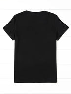 Standing On Business Women's Tee - Bold Money Graphic, Casual Streetwear Top