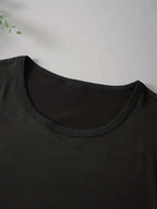 Spring & Summer Women's Clothing Letter Print Crew Neck T-shirt Short Sleeve Top for Aesthetic Clothes Harajuku Streetwear