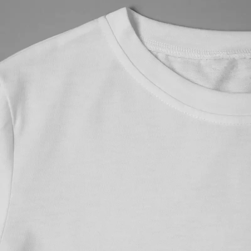 Y2K Women's T-shirt Hip Hop Rock Fashion Aesthetic Stylish Solid Color Print Daily Work Casual Round Neck Basic Women's Tops Y2K