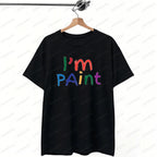 I Love To Finger Paint I'm Paint Humor Graphic T Shirts Funny Couples Matching Valentine T-shirt Rude  Tops Camisetas