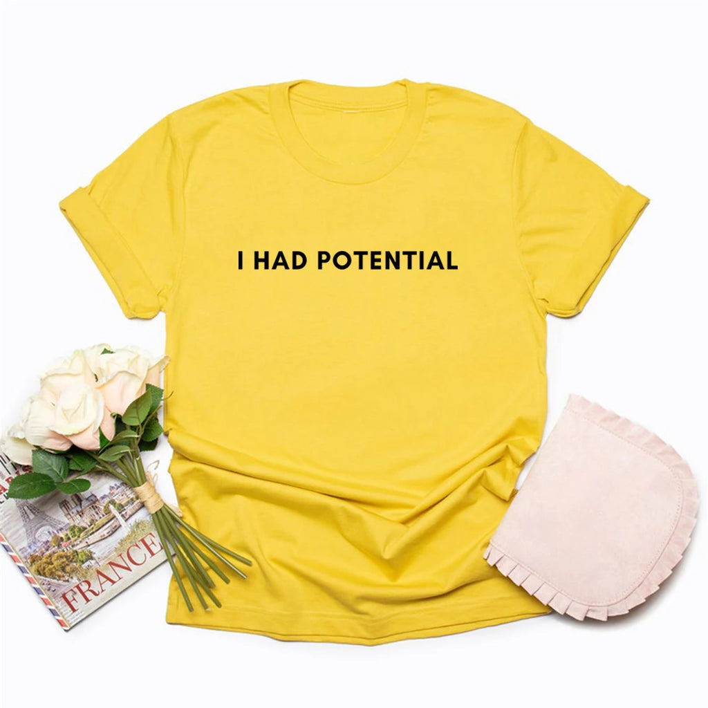 Dr Grace's I Had Potential Shirt Project Hail Mary Tshirt Jazz Hands Tee Unisex Short Sleeve Graphic Tees Tv Show Inspired Tops