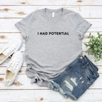 Dr Grace's I Had Potential Shirt Project Hail Mary Tshirt Jazz Hands Tee Unisex Short Sleeve Graphic Tees Tv Show Inspired Tops