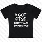 Aesthetic Cute Streetwear Emo Girls Crop Tops Vintage Women's Letter Print Grunge T-shirt Y2k Clothes Punk Sexy Slim Baby Tee