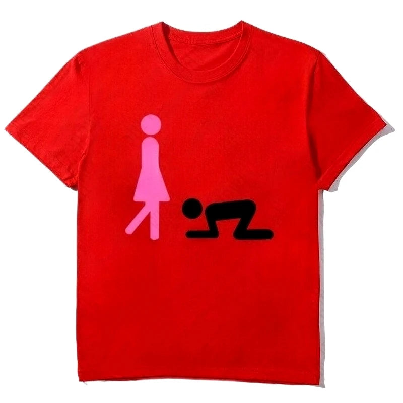 Women Grunge Y2K T-shirt Harajuku Graphic Print Hip Hop Tee Rock Punk Retro Top Goth Streetwear Funny Short Sleeve Summer Shirt