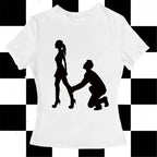 Y2K Women's T-shirt Hip Hop Rock Fashion Aesthetic Stylish Solid Color Print Daily Work Casual Round Neck Basic Women's Tops Y2K