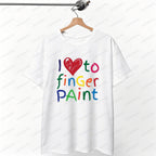 I Love To Finger Paint I'm Paint Humor Graphic T Shirts Funny Couples Matching Valentine T-shirt Rude  Tops Camisetas