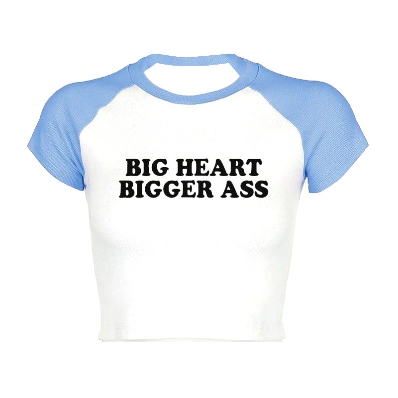 Y2k Goth Star girl print Baby Tee Vintage Street Women Grunge T-shirt Y2k Clothes Aesthetic 2000s top Cute Emo girl Slim Crop