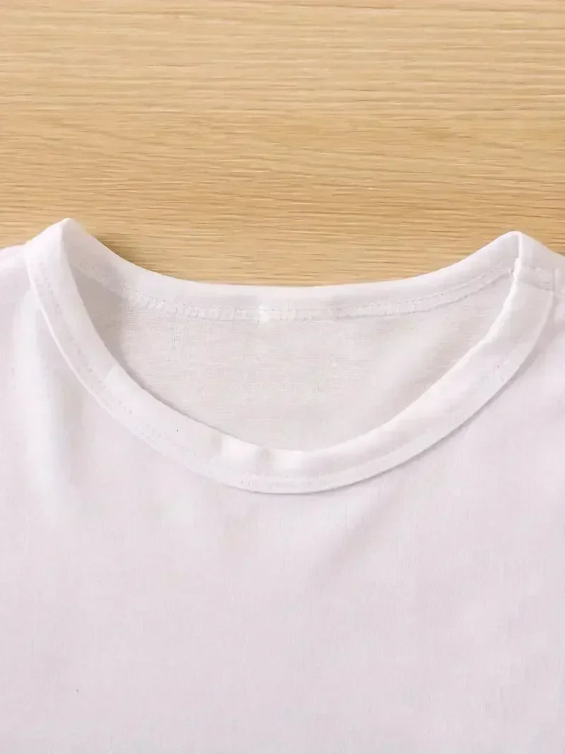 Y2k Top Gothic Punk White Crop Women's Street Apparel Letter Print Cute Grunge T-shirt Vintage Emo Girls' Sexy Baby T-shirt Punk