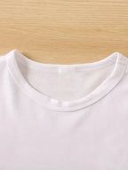 Y2k Top Gothic Punk White Crop Women's Street Apparel Letter Print Cute Grunge T-shirt Vintage Emo Girls' Sexy Baby T-shirt Punk