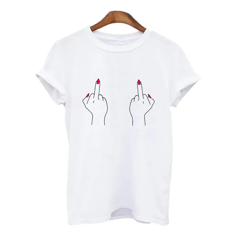 Casual TITTIES BOOBS BOOBIES Print Short Sleeve T-shirt Funny t shirts Women Leisure Streetwear tshirt Camisas Mujer